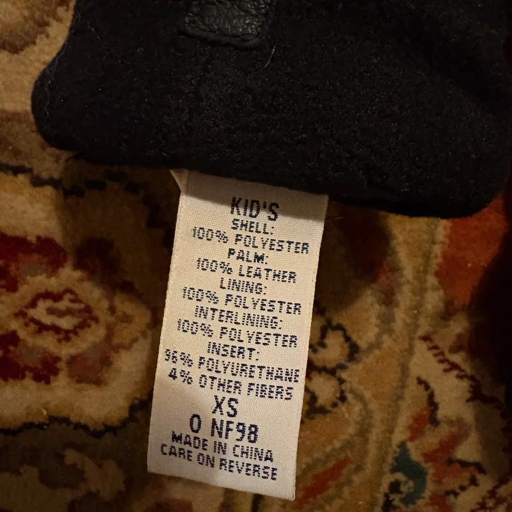 L.L. Bean lined pink waterproof mittens XS kids